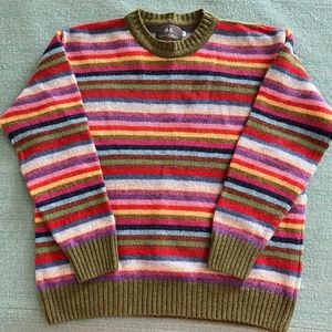 Hinton & Hinton Wool Striped Sweater